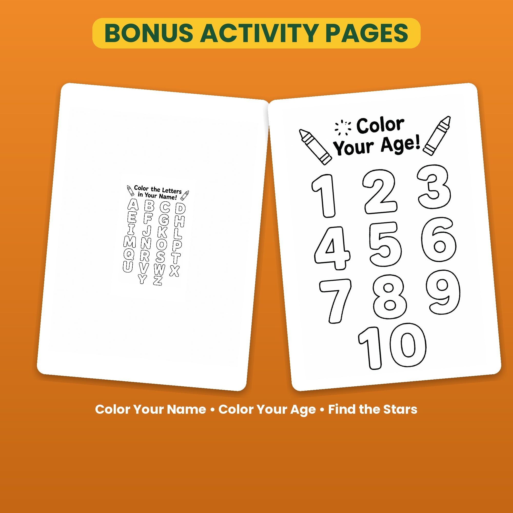 Bonus activity pages preview