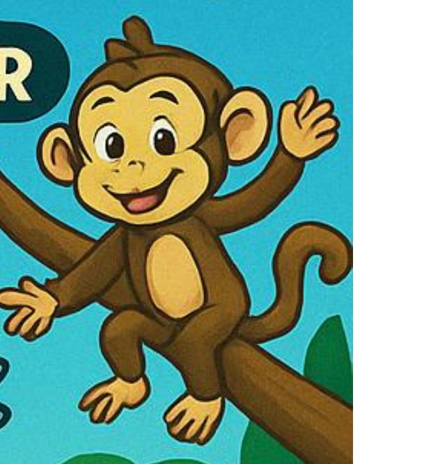 Monkey character illustration