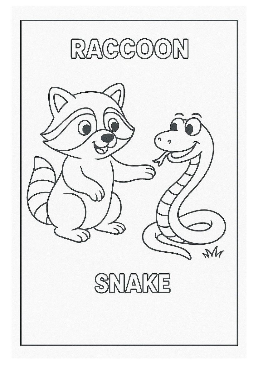 Free printable rhino and dinosaur coloring page